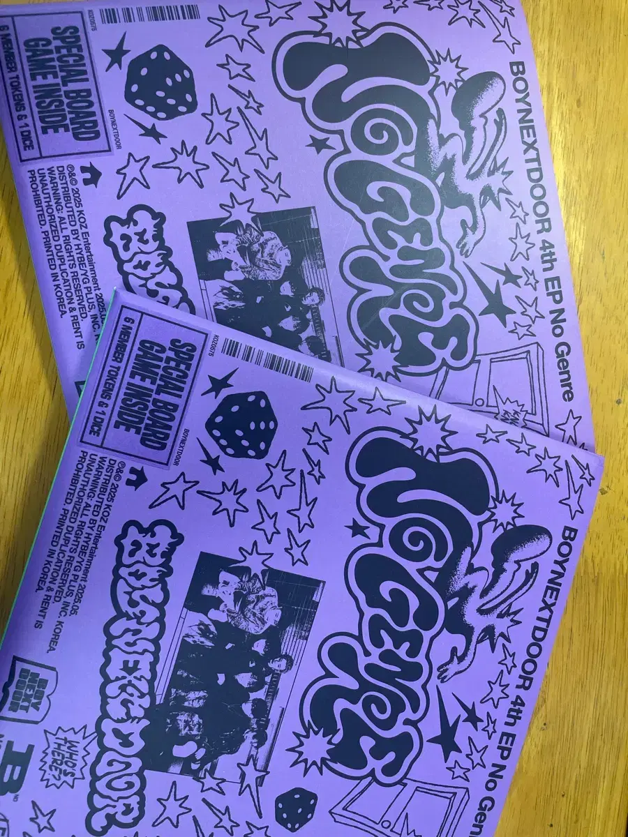 보이넥스트도어 No Genre 앨범 보드게임(태산, 이한) | 브랜드 중고